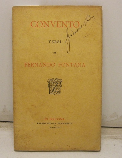 Convento,  versi di Fernando Fontana